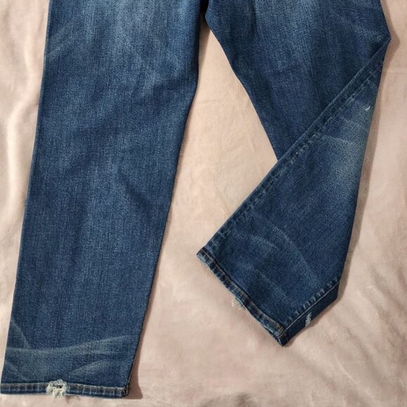 ✨ ANTHROPOLOGIE | Women's Blue Pilcro The Borrowed Boyfriend Jeans - Picture 7 of 8